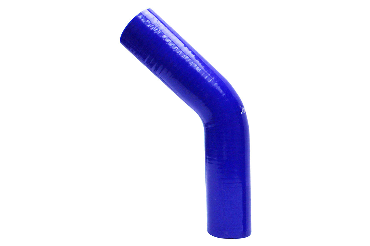 HPS Performance Products HPS 2-3/8" Silicone 45 Degree Elbow Coupler Hose, High Temp 4-ply Reinforced, 60mm ID