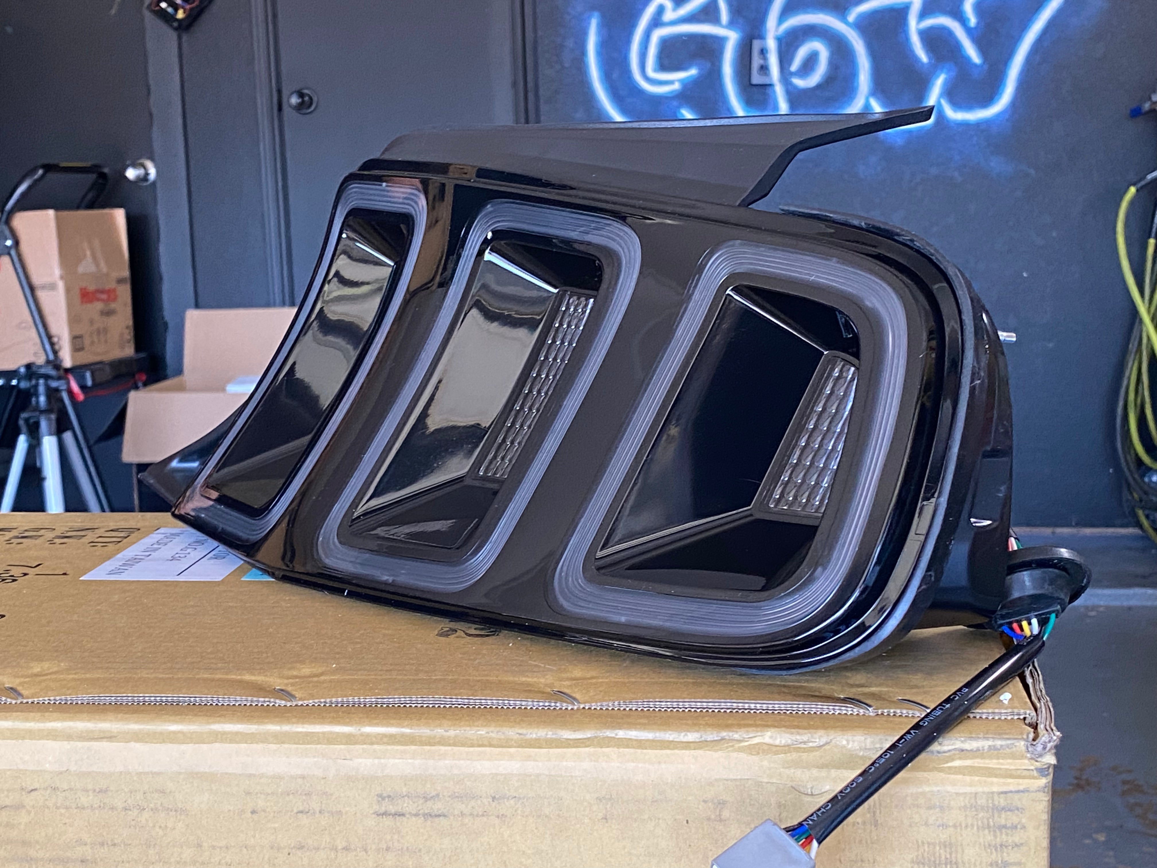 NTXGlow Custom Tail Lights (2010-2014 Ford Mustang Clear)