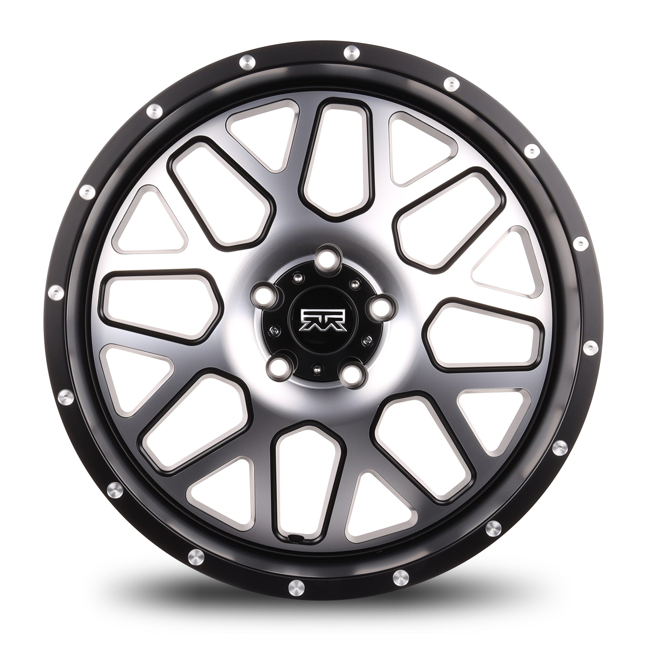 20x9 Mudder Trucker MT859 Mutiny Black Machined 5x127 5x5 ET0 Wheel Rim