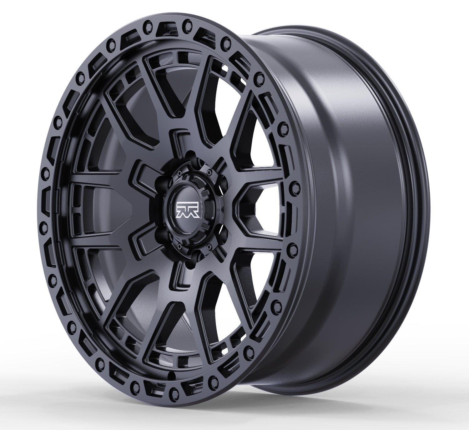 17x9 Mudder Trucker MT678 Resolve Matte Black 6x135 ET12 Wheel Rim