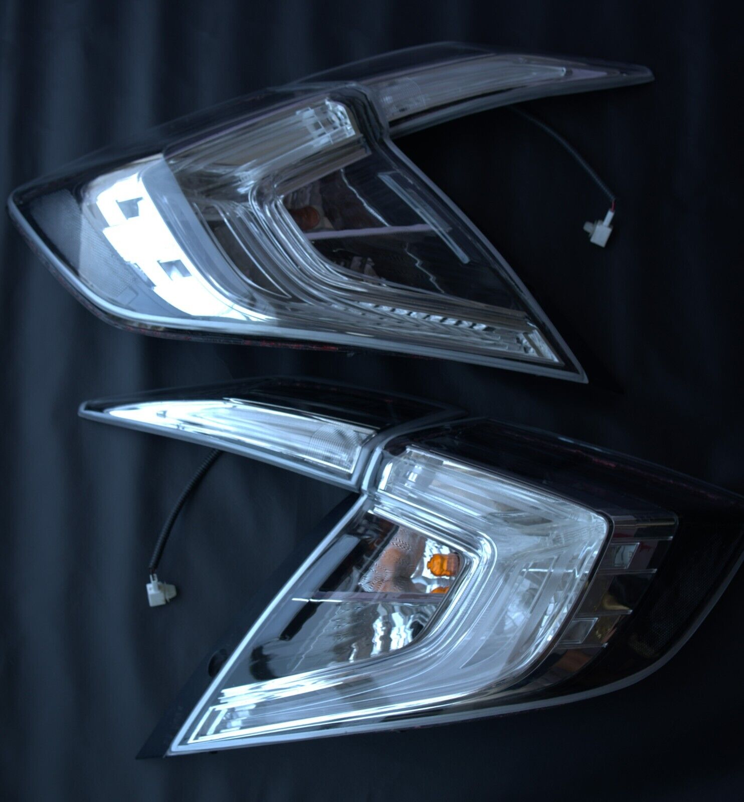 2016-2021 Honda Civic Sedan Clear Tail Light Lenses