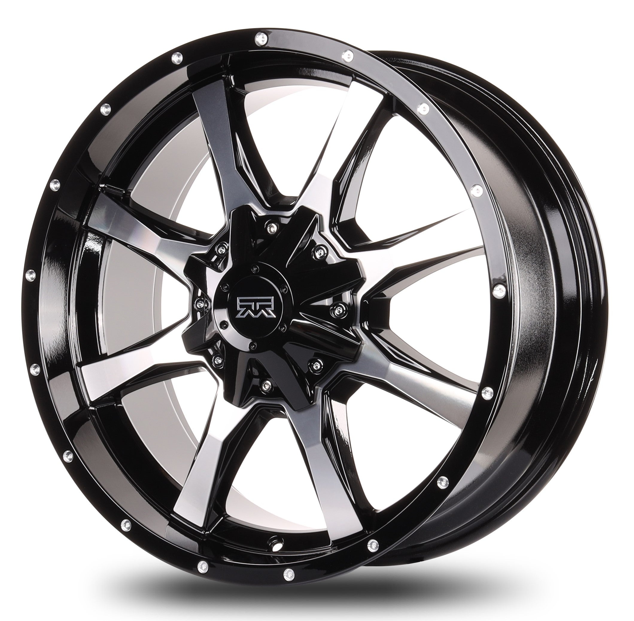 20x9 Mudder Trucker MT513 Breakover Black Machined 8x165 ET18 Wheel Rim