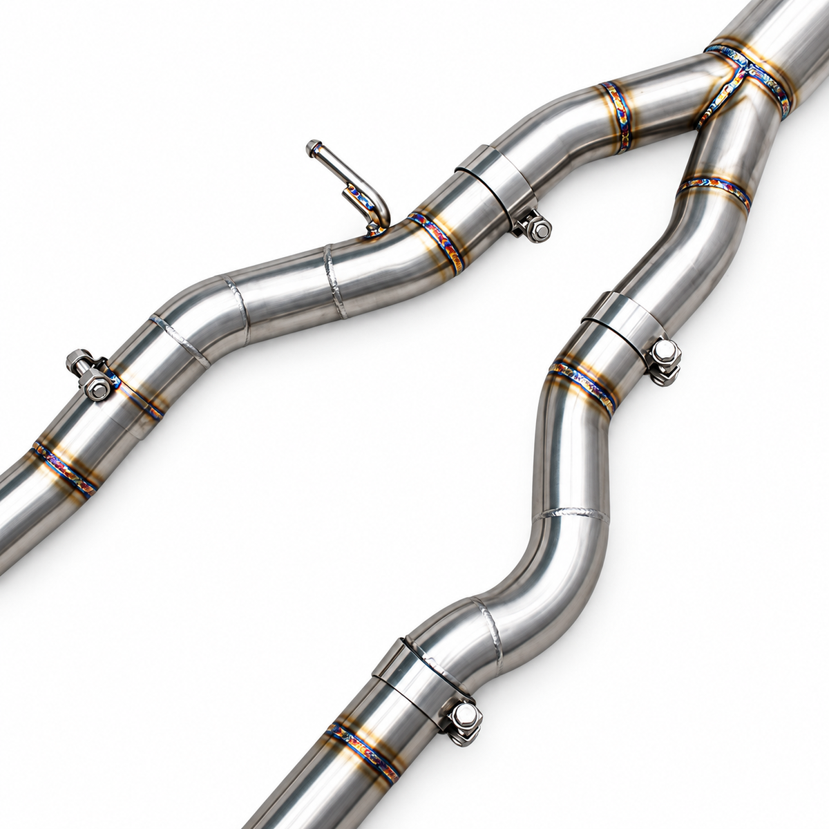 Valved Stainless Steel Catback Exhaust System for Jaguar F‑TYPE V8 5.0T