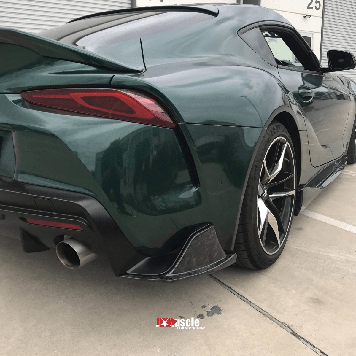 JDMuscle Tanso Carbon Fiber VS Style Canards - 2020+ Toyota Supra w/ stock bumper