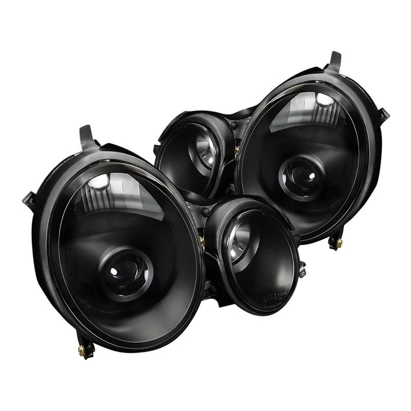 Spec-D 00-02 Mercedes W210 E Class Black Projector