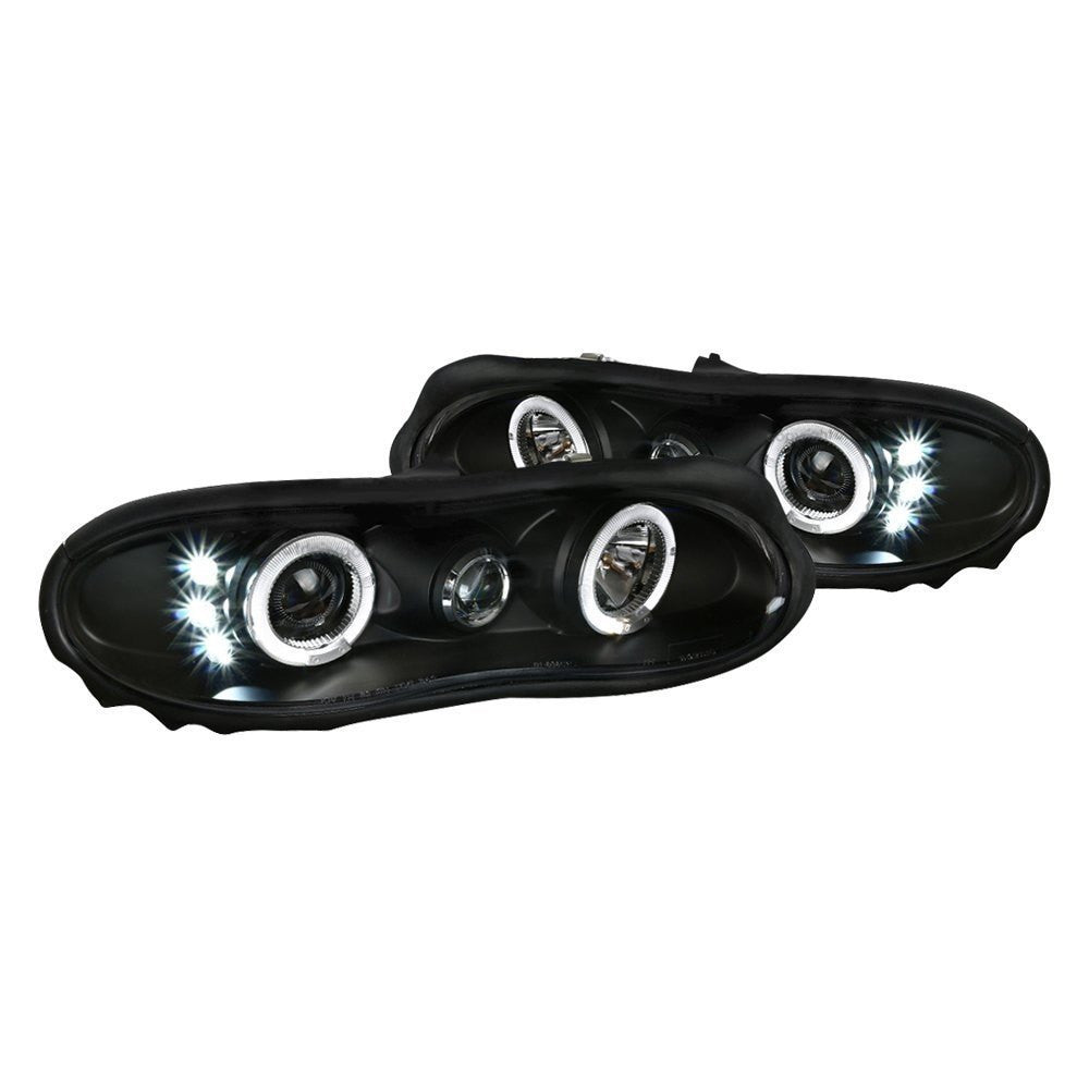 Spec-D 98-02 Chevy Camaro Halo Projector Headlights Black