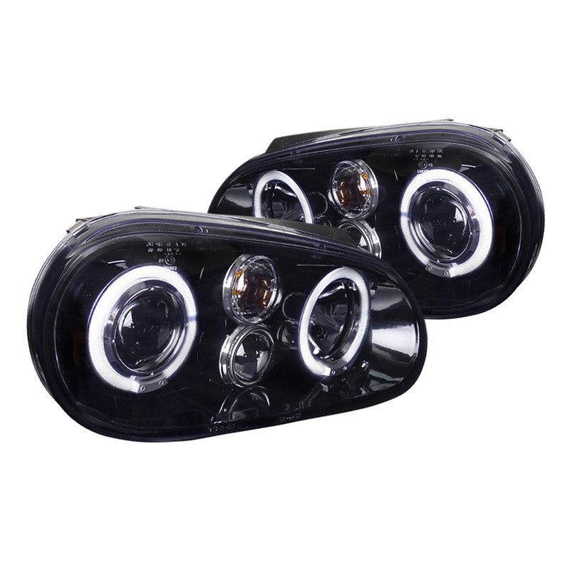 Spec-D 99-06 Golf GTI R32 Cabrio Halo Projector Headlights Smoked