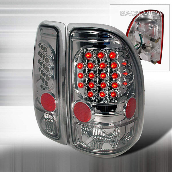 Spec-D 97-04 Dodge Dakota LED Tail Lights Smoked