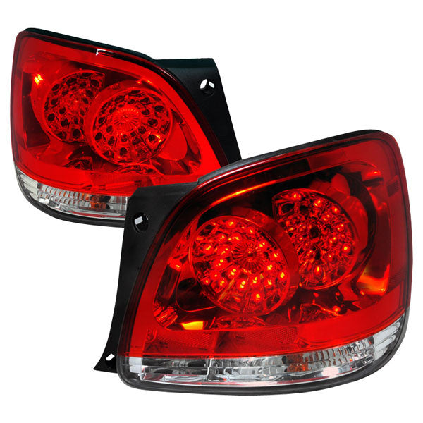 Spec-D 98-05 Lexus GS300 GS400 GS430 LED Tail Lights Red/Clear