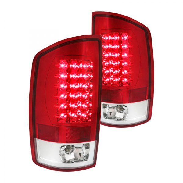 Spec-D 02-06 Dodge Ram 1500 2500 3500 LED Tail Lights Red/Clear