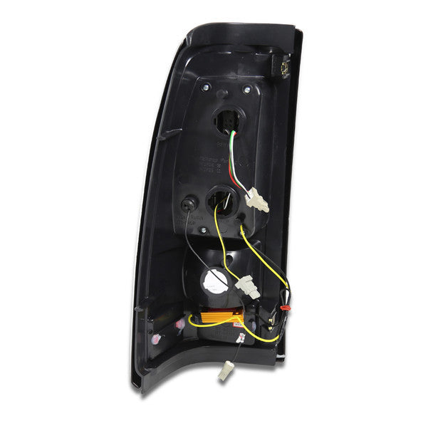 Spec-D 03-06 Silverado GMC Sierra Tail Lights LED Glossy Black/Smoked