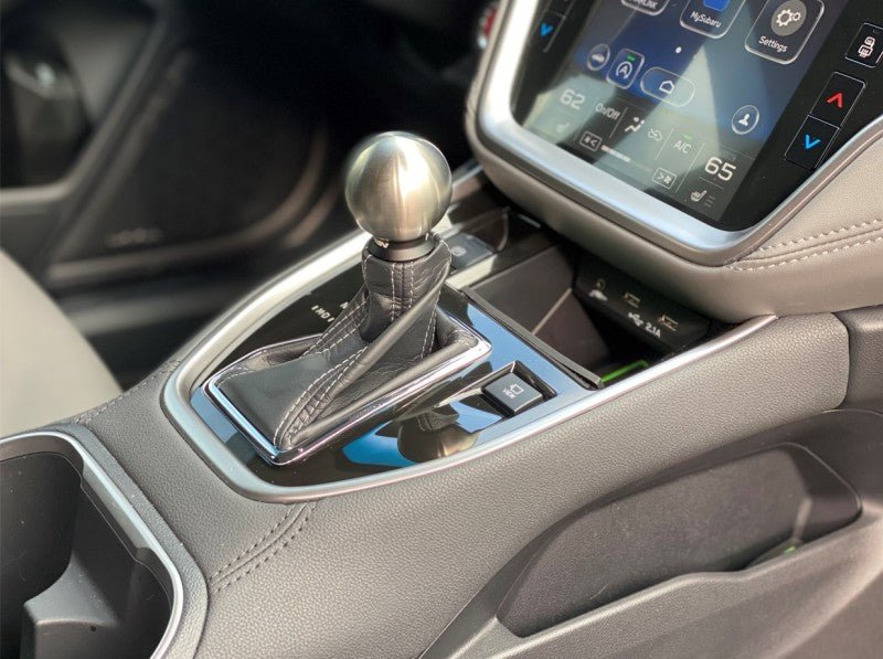 Perrin Ball Shift Knob - 2.0in. / Brushed Finish FOR Subaru Outback / Ascent CVT 2020+ | PSP-INR-141-3