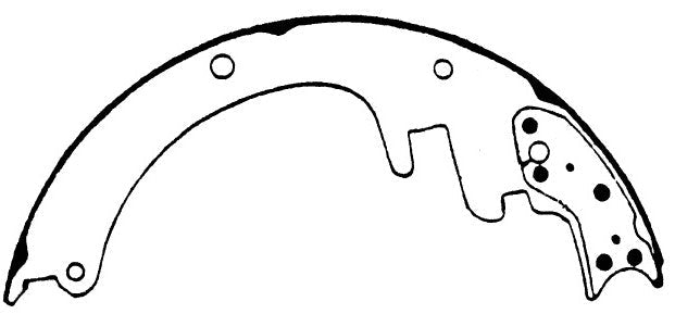 Porterfield Brake Shoes for 1996 GMC SUBURBAN 2500 2WD 13 x 3 1/2" Rear Shoe