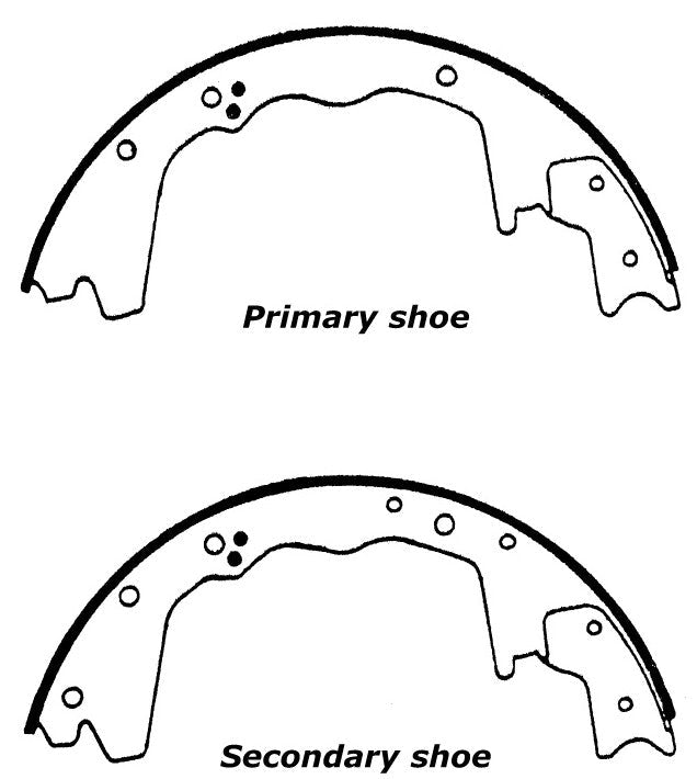 Porterfield Brake Shoes for 1994 FORD F350 1 Ton 4WD DRW 3 1/2
