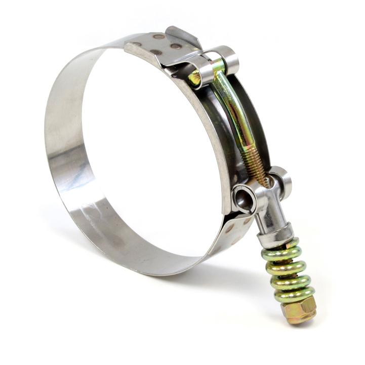 HPS Performance Products HPS Stainless Steel Spring Loaded T-Bolt Hose Clamp SAE 188 for 6.5" ID hose - Effective Size: 6.75"-7.06"