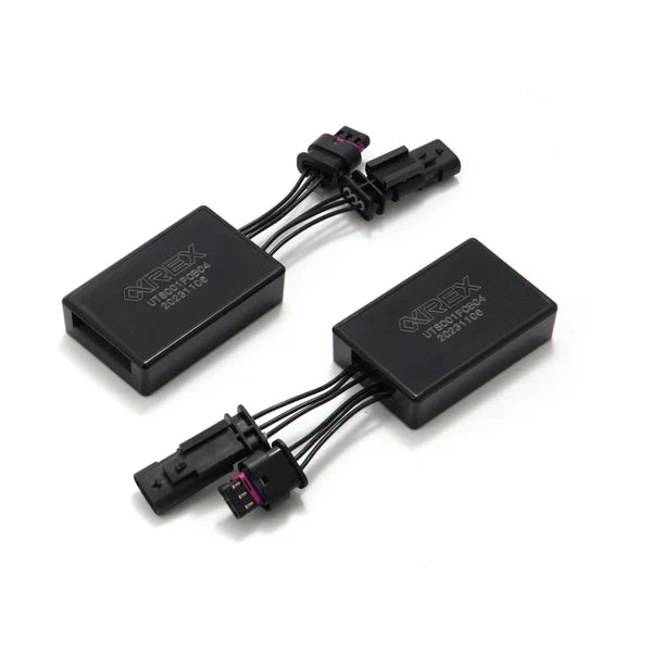 AlphaRex Tesla Model 3/Y with Stock Reflector Headlights to AlphaRex Headlights Decoders (Solution for Issue after Software Upgrade 32.4)