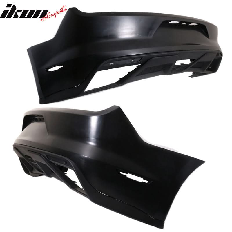 2015-2016Â Ford Mustang GT350 Black Rear Bumper Kit With Diffuser