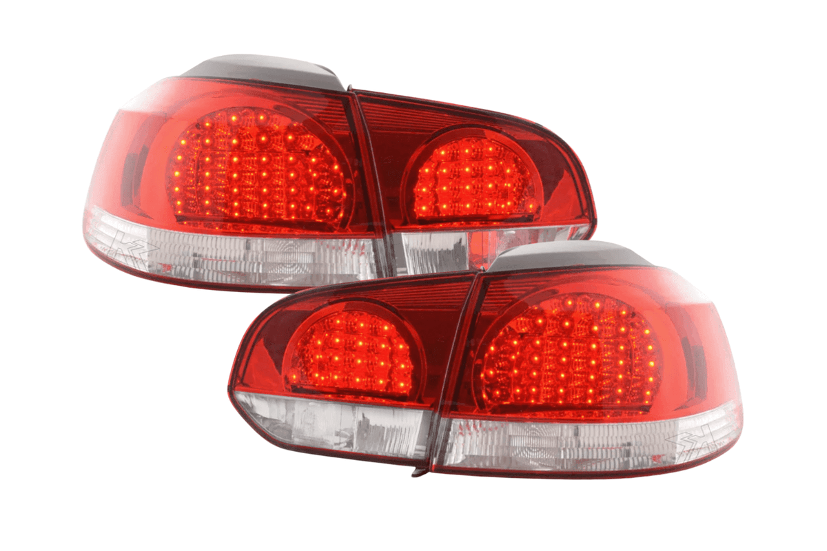 VW Golf 6 MK6 GTI Red LED Tail Lights (2008-2014)