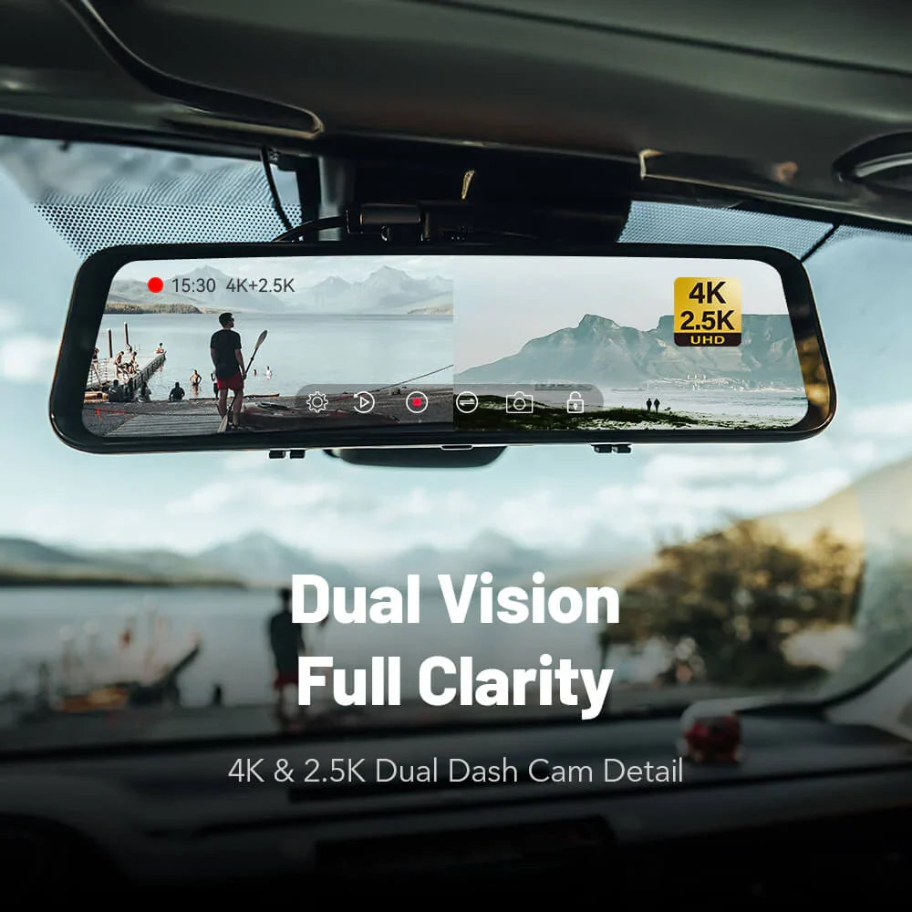 Wolfbox G900 Tri Pro Bumper Dash Cam