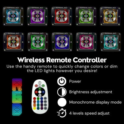 ExtremeLED Extreme Series 3" LED RGB Light Pod Pair