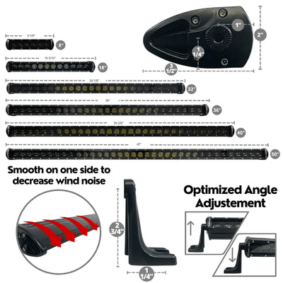 ExtremeLED Extreme Stealth Single Row LED Light Bars