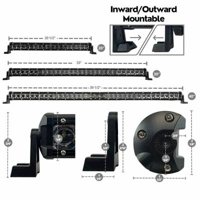 ExtremeLED Extreme Series Single Row Combo RGB Light Bar