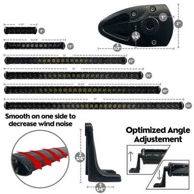 ExtremeLED 50" Extreme Stealth 180W Combo Beam LED Light Bar