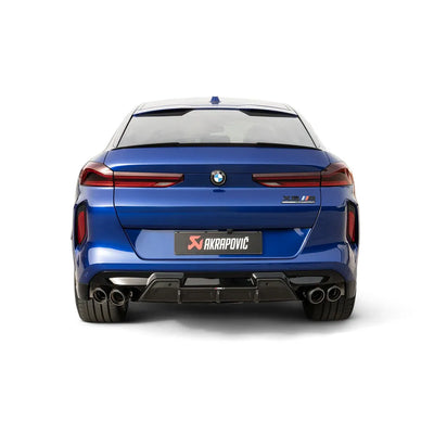 Akrapovic 2024+ BMW X5M / X6M (Face Lift) Slip-On Line (Titanium) w/Carbon Fiber Tips