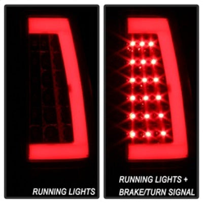 SPYDER xTune Chevy Silverado 1500/2500/3500 99-02 / Version 3 Tail Lights Red Clear ALT-ON-CS99V3-LBLED-RC 9038792
