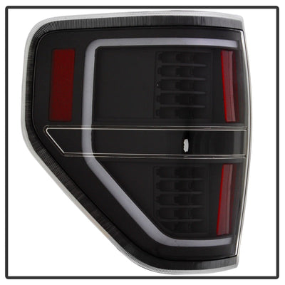 SPYDER xTune 09-14 Ford F-150 Light Bar LED Tail Lights - Black (ALT-JH-FF15009-LBLED-BK) 9042188