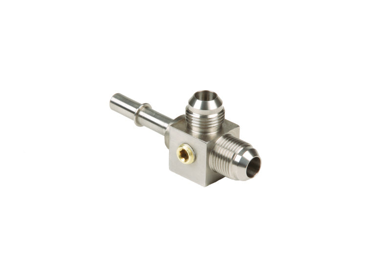 Aeromotive 3/8'' Male Quick Connect to (2) ORB-08 Male Flare T