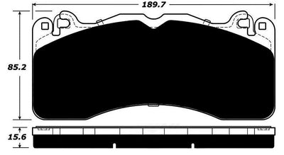 Porterfield Brake Pads for 2015 FORD Mustang GT Perf. Pkg