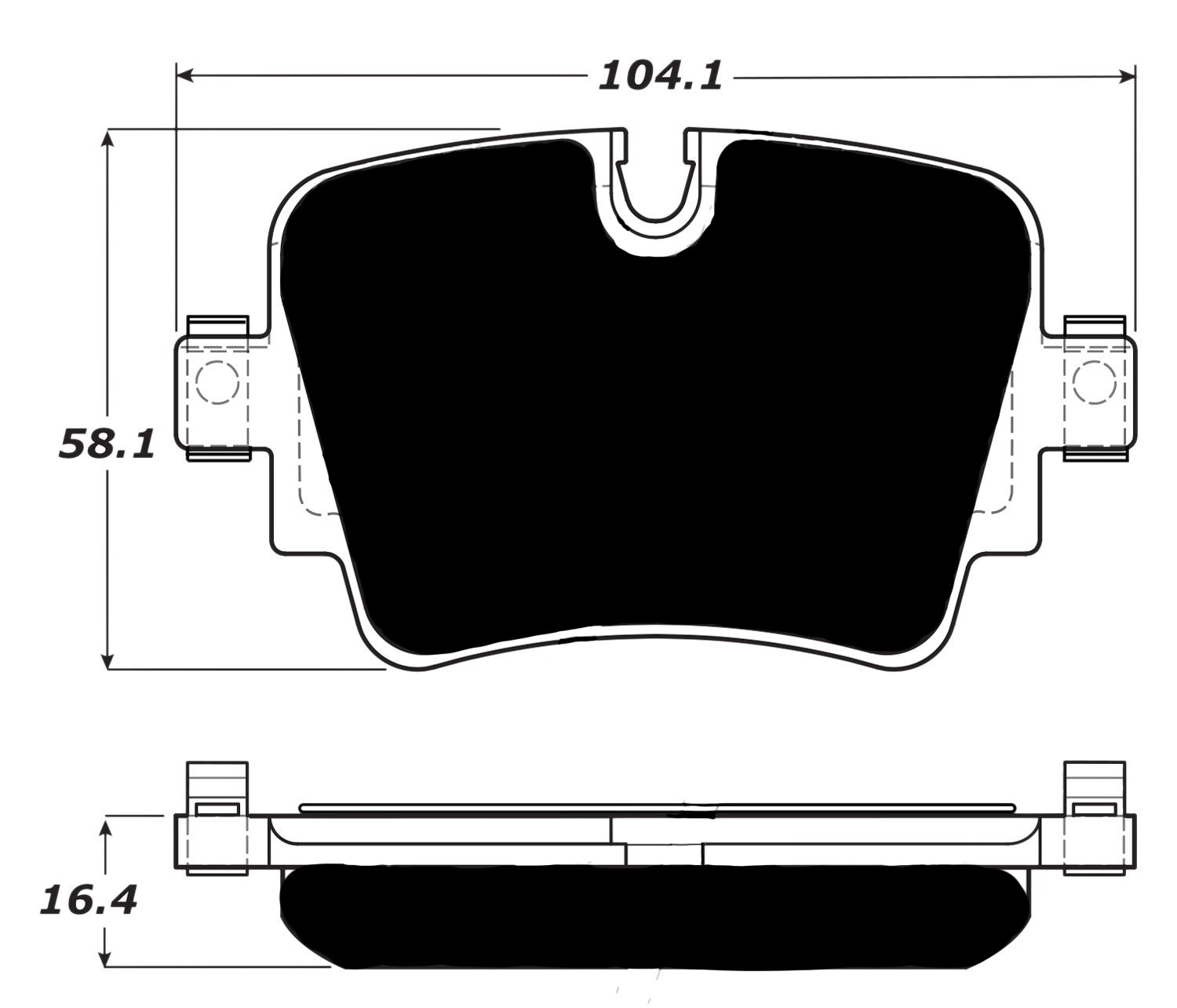 Porterfield Brake Pads for 2016 JAGUAR F-TYPE