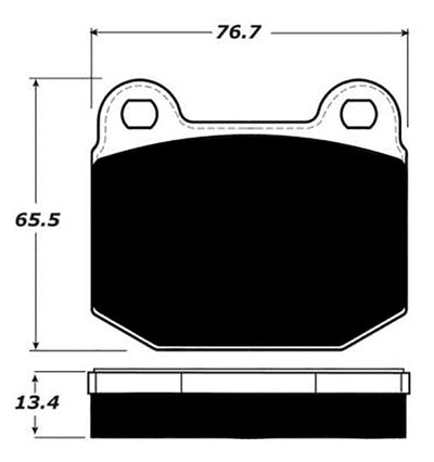 Porterfield Brake Pads for 2006 LOTUS ELISE