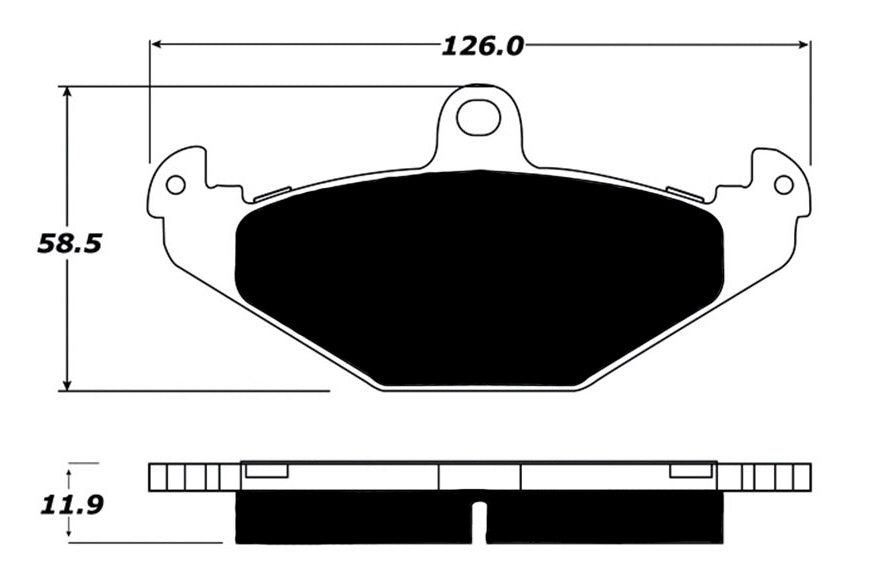 Porterfield Brake Pads for 2010 LOTUS ELISE