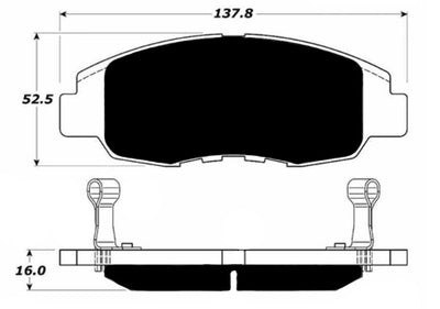 Porterfield Brake Pads for 2008 HONDA CIVIC Sedan EX