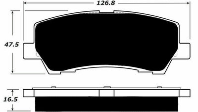 Porterfield Brake Pads for 2015 FORD Mustang 6 Cyl EcoBoost