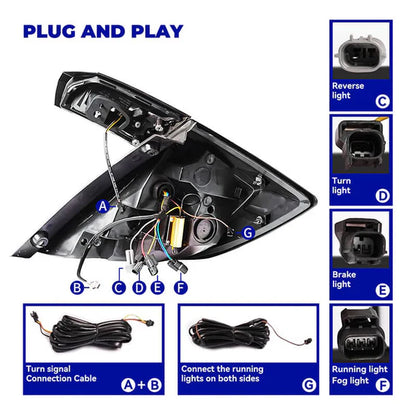 NTXGlow RGB LED Matrix Tail Lights (2016-2020 Honda Civic Hatchback)