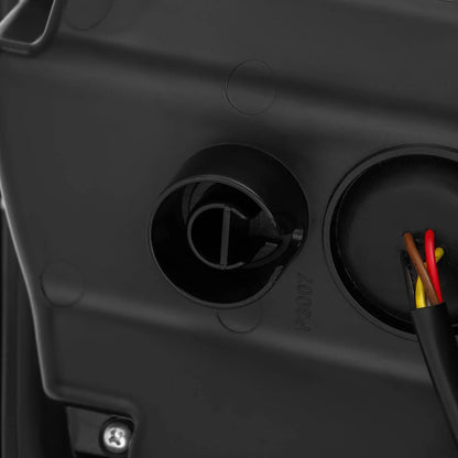 AlphaRex 02-06 Dodge Ram 1500/03-06 Dodge Ram 2500/3500 Truck LUXX-Series LED Tail Lights Black