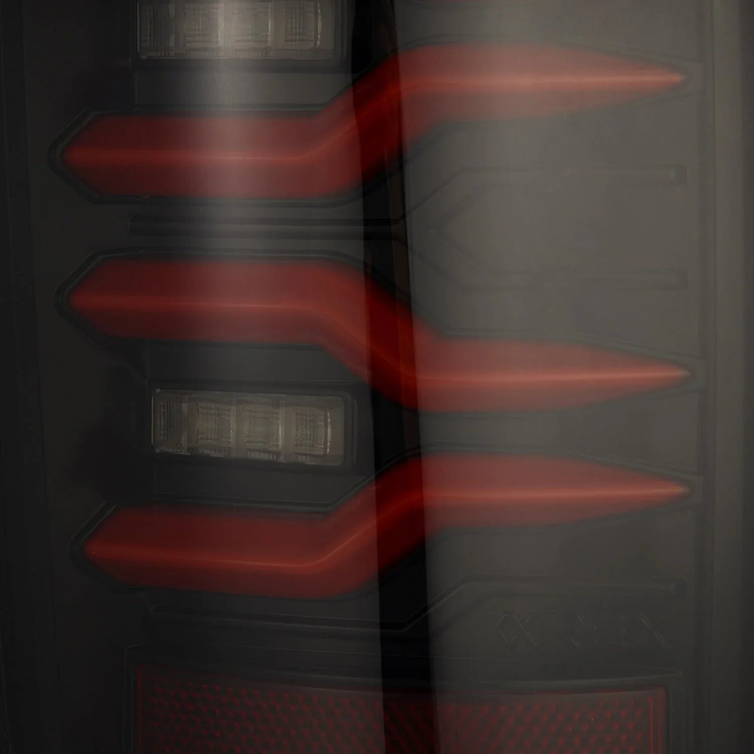 AlphaRex 02-06 Dodge Ram 1500/03-06 Dodge Ram 2500/3500 Truck LUXX-Series LED Tail Lights Black-Red