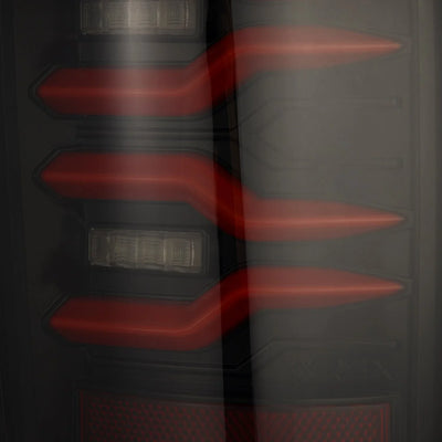 AlphaRex 02-06 Dodge Ram 1500/03-06 Dodge Ram 2500/3500 Truck LUXX-Series LED Tail Lights Black-Red