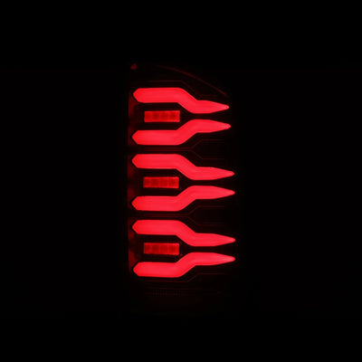 AlphaRex 02-06 Dodge Ram 1500/03-06 Dodge Ram 2500/3500 Truck LUXX-Series LED Tail Lights Black-Red