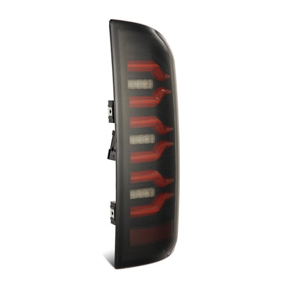 AlphaRex 02-06 Dodge Ram 1500/03-06 Dodge Ram 2500/3500 Truck LUXX-Series LED Tail Lights Black-Red