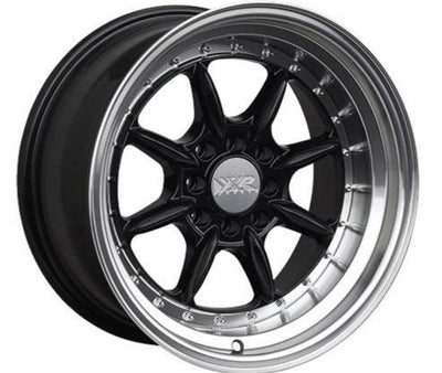 XXR 002.5 Wheel Black / Machined Lip 15x8 +20 4x100,4x114.3