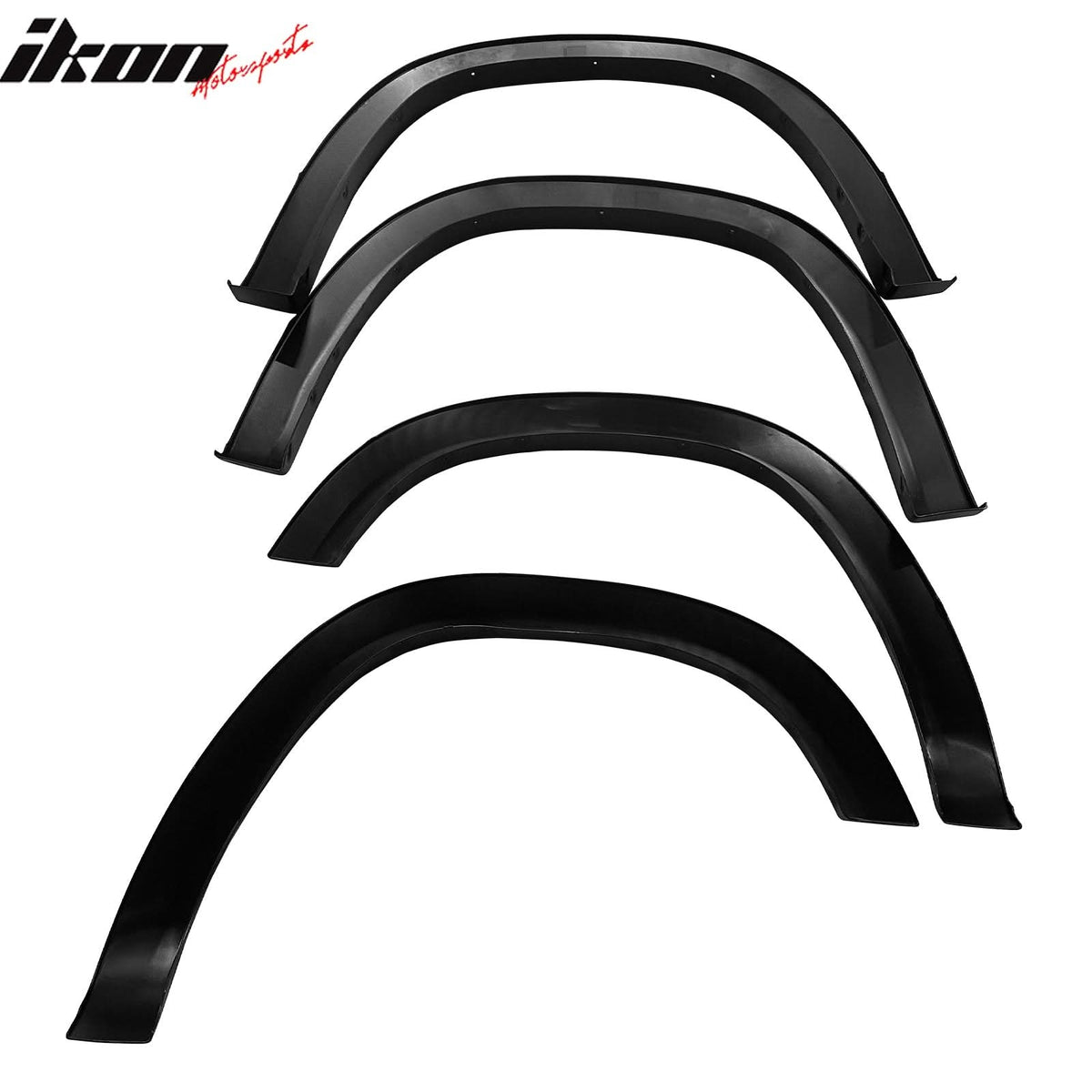 2019-2025 Ram 1500 OE Style Wheel Arch Cover Fender Flares Black PP