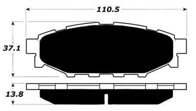 Porterfield Brake Pads for 2013 SUBARU IMPREZA WAGON