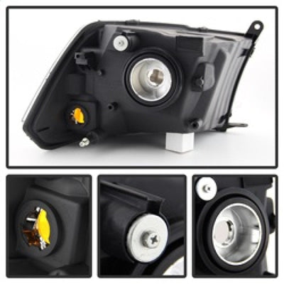 SPYDER Xtune Dodge Ram 1500 09-12 ( Non Quad Headlights ) Crystal Headlights Chrome HD-JH-DR09-AM-C 9022937