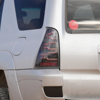 AlphaRex 03-09 Toyota 4Runner LUXX-Series LED Tail Lights Alpha-Black