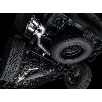 AWE Exhaust - 2024+ Toyota Tacoma Dual Chrome Silver Tips