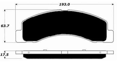 Porterfield Brake Pads for 2001 FORD F350 1 Ton 4WD DRW